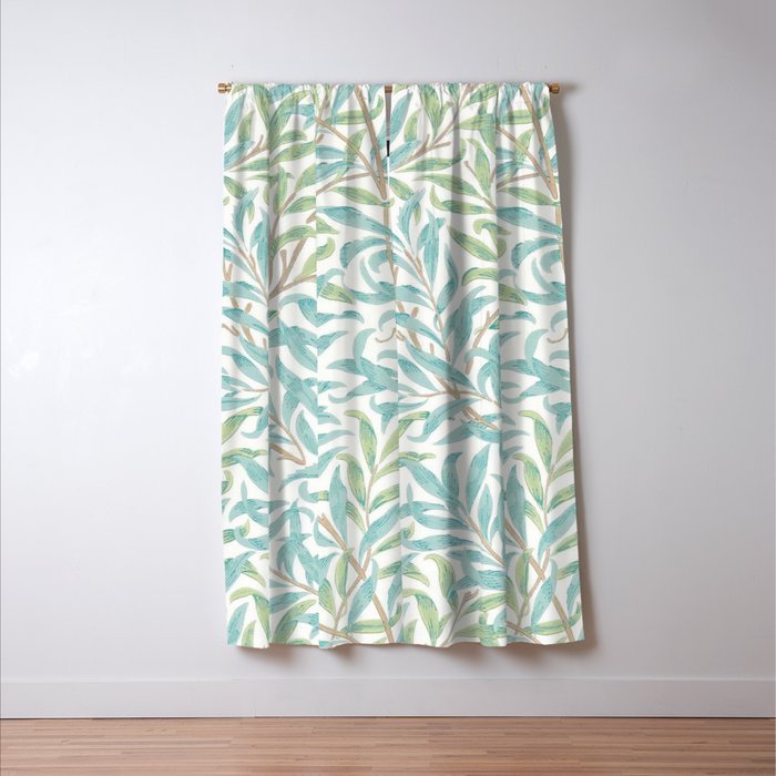 William Morris Willow Bough Seaglass Willow Window Curtain Gallery Image 3