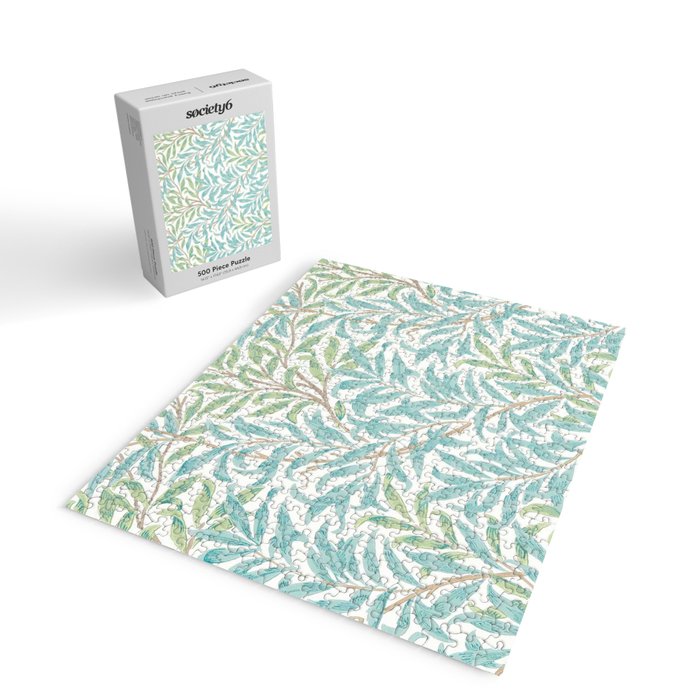 William Morris Willow Bough Seaglass Willow Jigsaw Puzzle Gallery Image 2