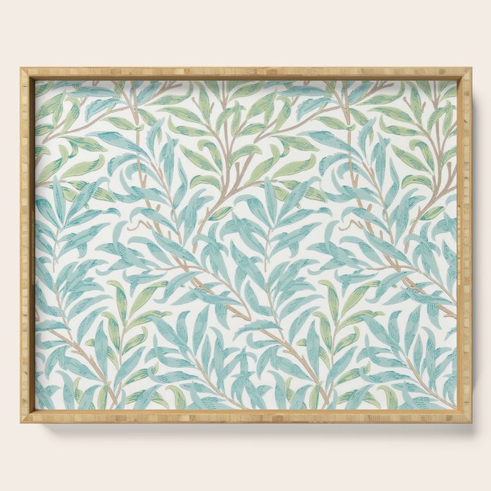 William Morris Willow Bough Seaglass Willow Serving Tray Gallery Image 1