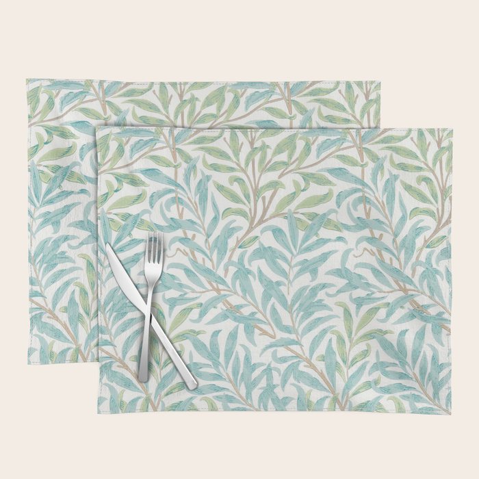 William Morris Willow Bough Seaglass Willow Placemat Gallery Image 1