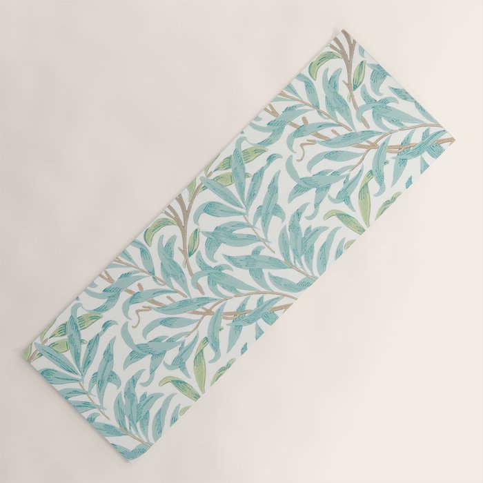 William Morris Willow Bough Seaglass Willow Yoga Mat Gallery Image 1