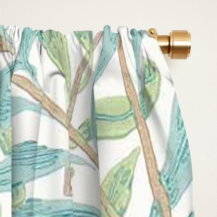 William Morris Willow Bough Seaglass Willow Window Curtain Gallery Image 2