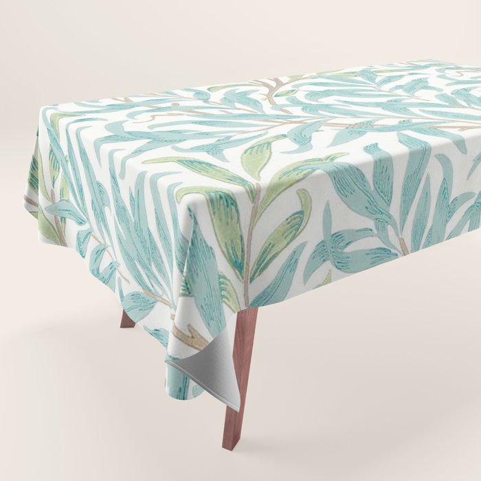 William Morris Willow Bough Seaglass Willow Tablecloth Gallery Image 1