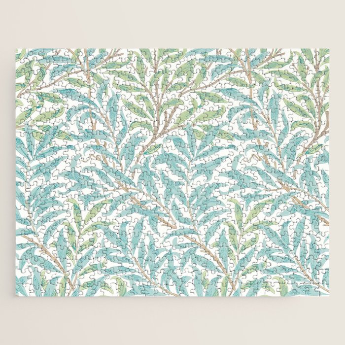 William Morris Willow Bough Seaglass Willow Jigsaw Puzzle Gallery Image 1