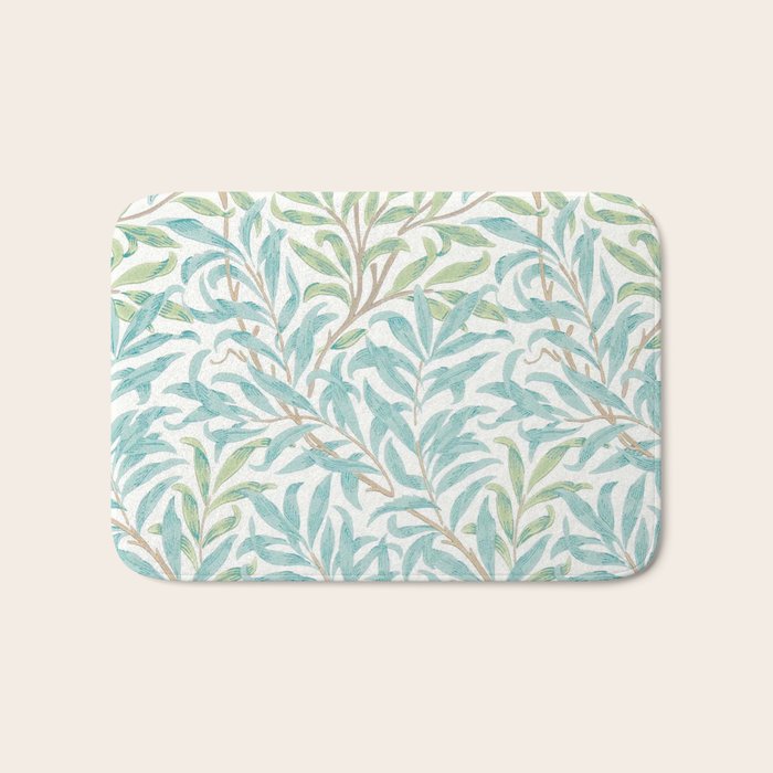 William Morris Willow Bough Seaglass Willow Bath Mat Gallery Image 1