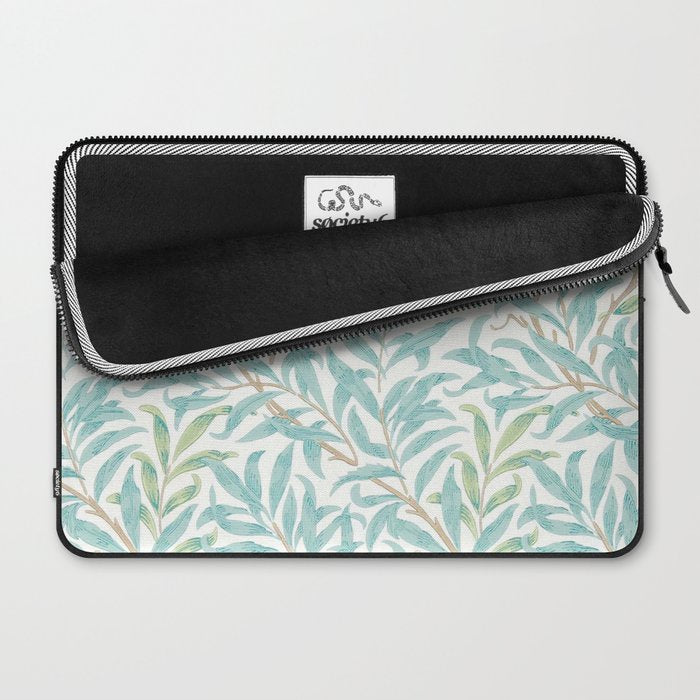 William Morris Willow Bough Seaglass Willow Laptop Sleeve Gallery Image 2