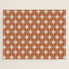 Atomic Age 50s Starburst Pattern in Putty and Light Clay Jigsaw Puzzle Gallery Image 1