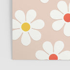 Seventies Daisies Pattern Poster Gallery Image 3
