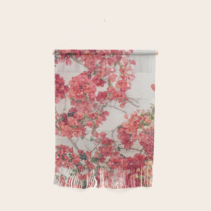 Mediterranean Bougainvillea Flower Wall Hanging Gallery Image 1