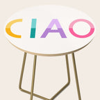 Ciao hand lettering Side Table Gallery Image 2