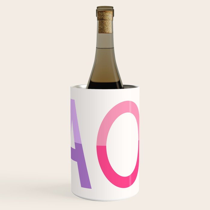 Ciao hand lettering Wine Chiller Gallery Image 3
