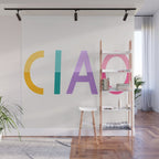 Ciao hand lettering Wall Mural Gallery Image 1