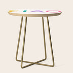 Ciao hand lettering Side Table Gallery Image 1