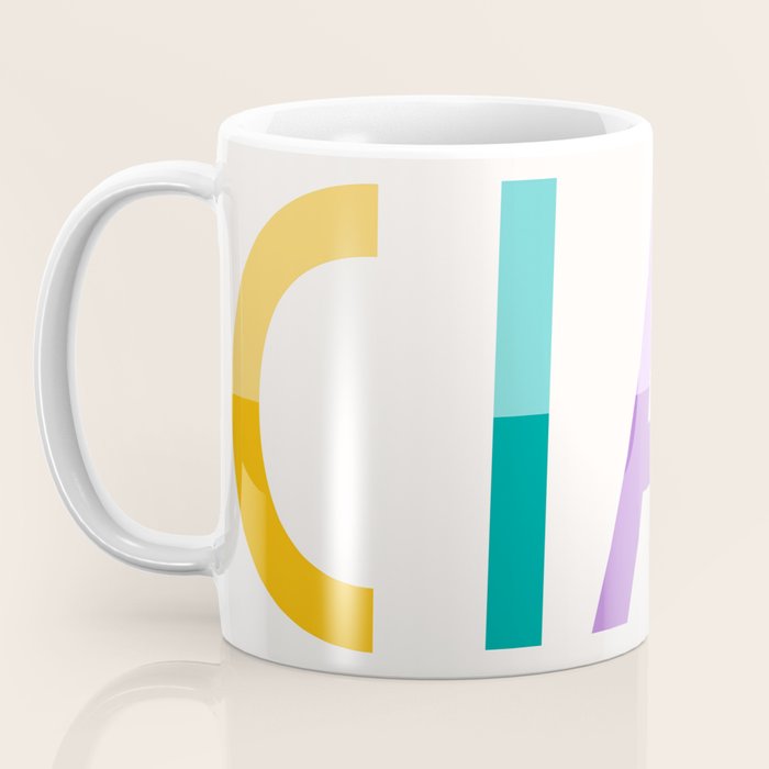 Ciao hand lettering Coffee Mug Gallery Image 3