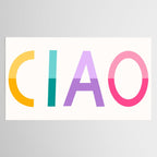 Ciao hand lettering Tablecloth Gallery Image 2