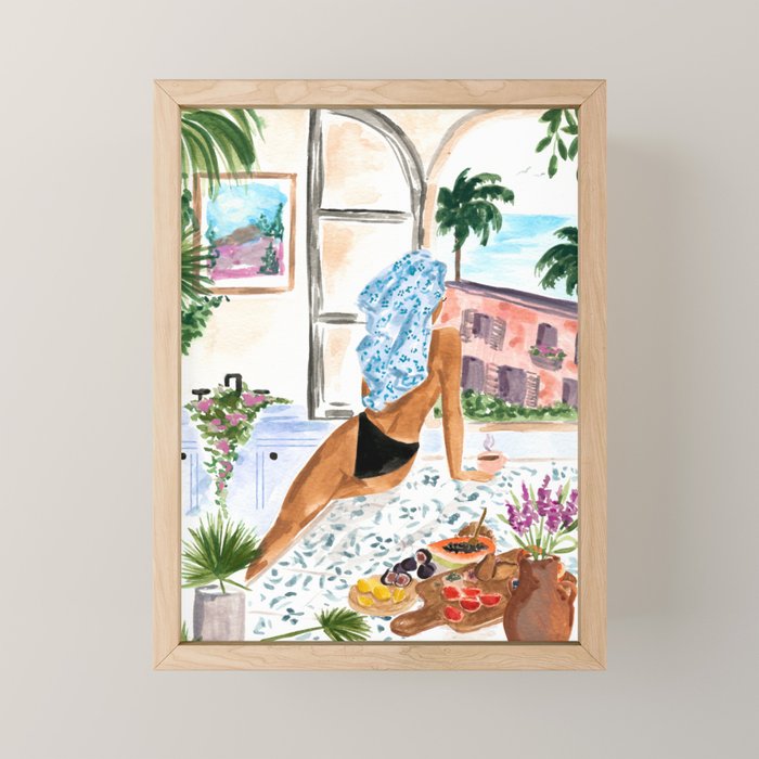 A Peaceful Morning Mini Art Print Gallery Image 1