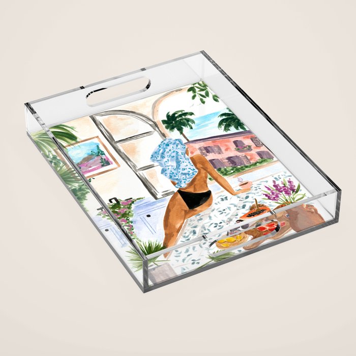 A Peaceful Morning Acrylic Tray Gallery Image 1