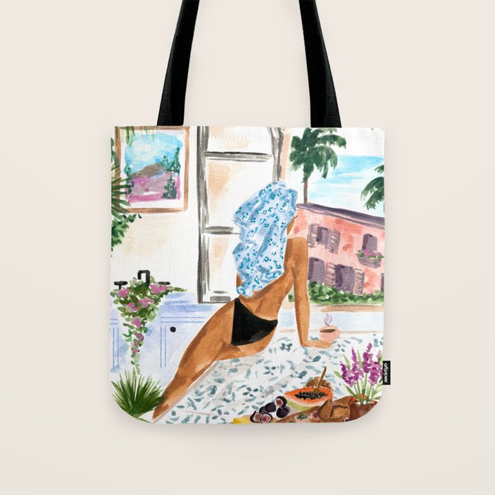 A Peaceful Morning Tote Bag Gallery Image 1