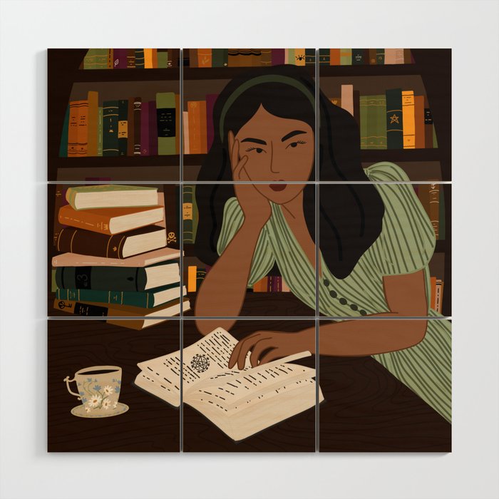 Studying Spells Wood Wall Art Gallery Image 1