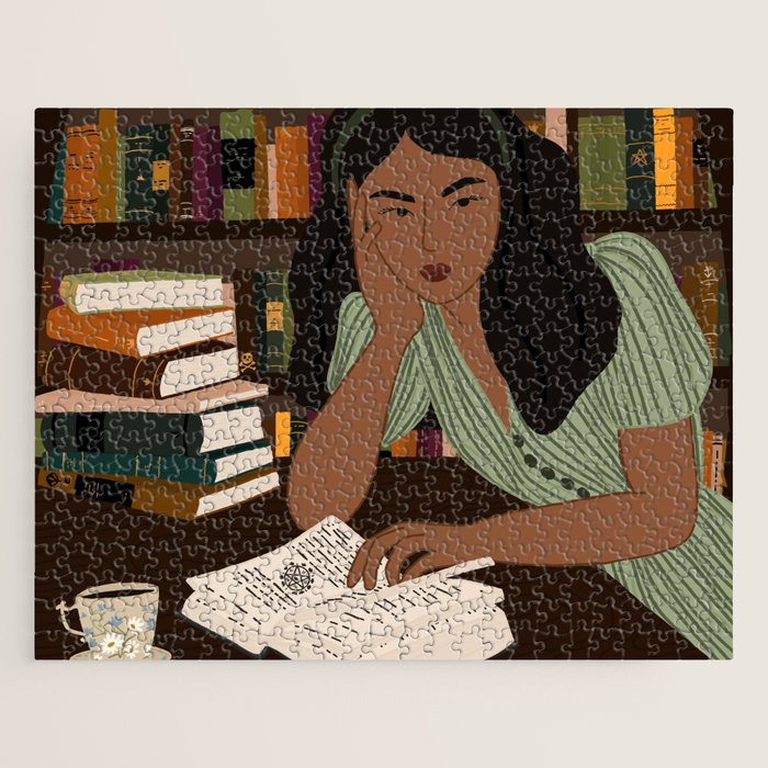 Studying Spells Jigsaw Puzzle Gallery Image 1