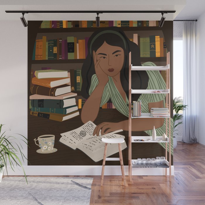Studying Spells Wall Mural Gallery Image 1