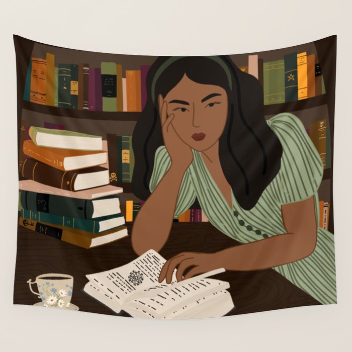 Studying Spells Wall Tapestry Gallery Image 4