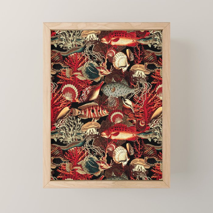 Fish and Corals Mini Art Print Gallery Image 1
