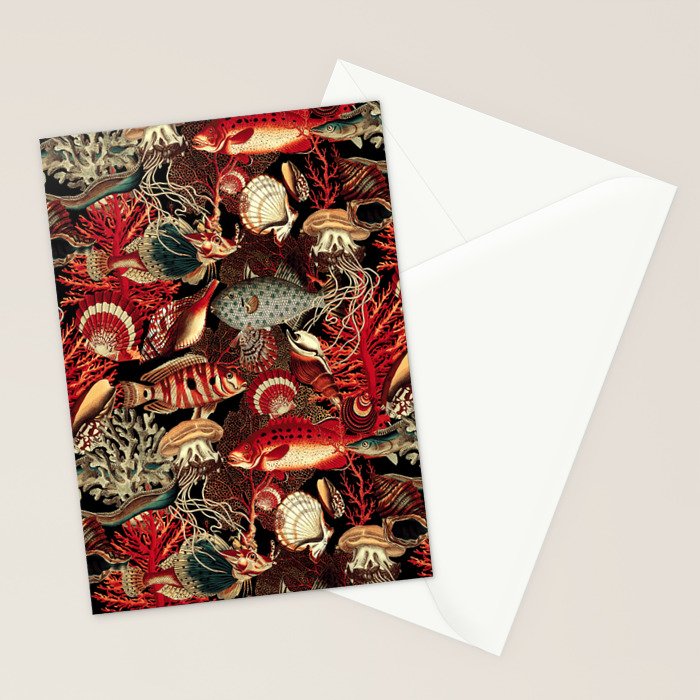 Fish and Corals Stationery Card Gallery Image 2