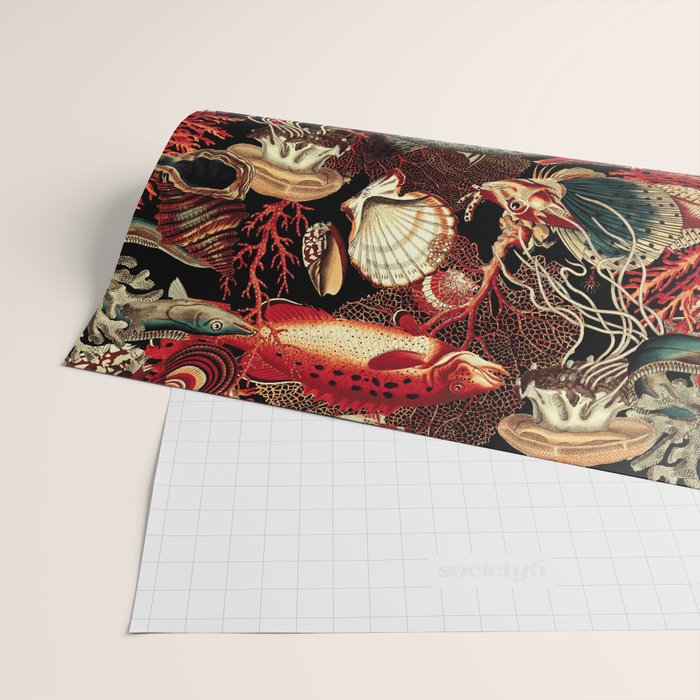 Fish and Corals Wrapping Paper Gallery Image 2