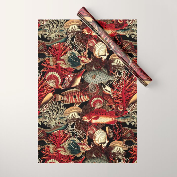 Fish and Corals Wrapping Paper Gallery Image 1