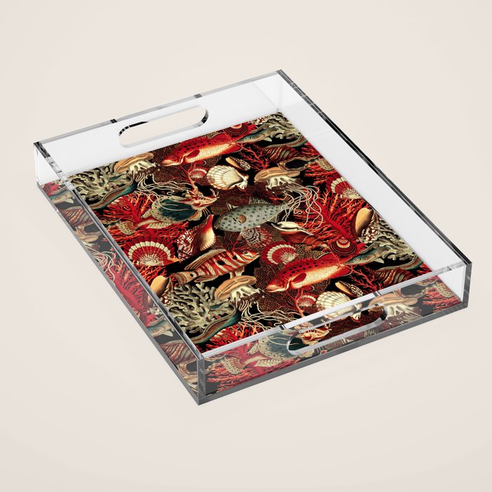 Fish and Corals Acrylic Tray Gallery Image 1