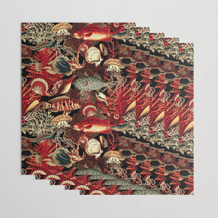 Fish and Corals Wrapping Paper Gallery Image 3