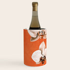 White Orchid Floral Art 3  Wine Chiller Gallery Image 2