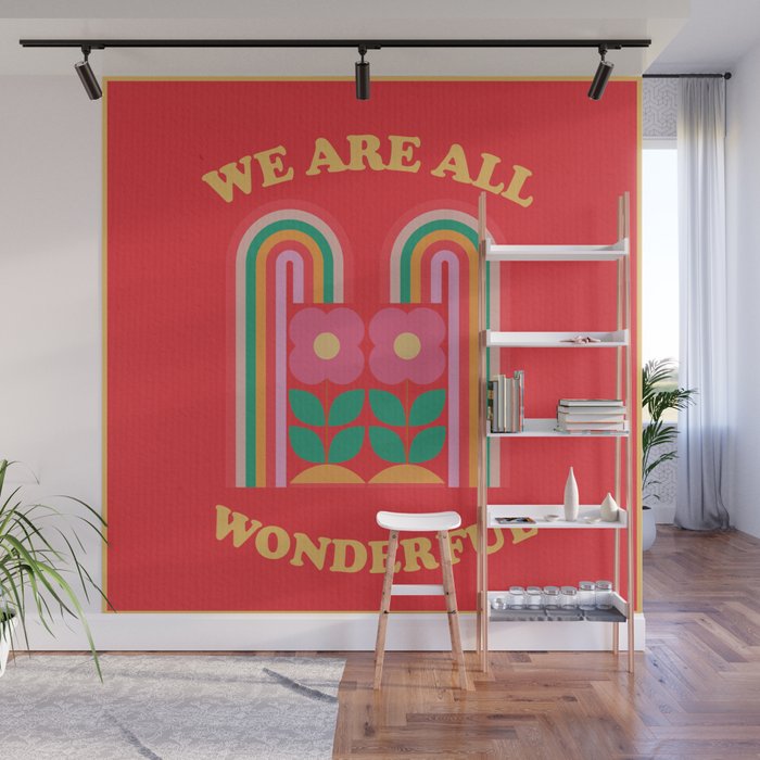 We Are All Wonderful 3 Wall Mural Gallery Image 1