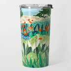 Solo Walk, Nature Jungle Forest Tropical Colorful Vibrant Bortanical Illustration Painting Travel Mug Gallery Image 2