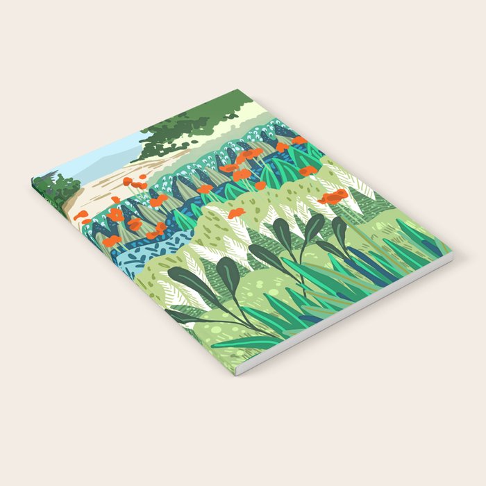 Solo Walk, Nature Jungle Forest Tropical Colorful Vibrant Bortanical Illustration Painting Notebook Gallery Image 2