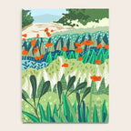 Solo Walk, Nature Jungle Forest Tropical Colorful Vibrant Bortanical Illustration Painting Notebook Gallery Image 4