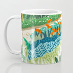 Solo Walk, Nature Jungle Forest Tropical Colorful Vibrant Bortanical Illustration Painting Coffee Mug Gallery Image 3