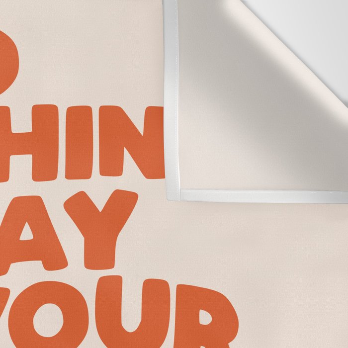 Do Something Today That Your Future Self Will Thank You For in Orange Wall Tapestry Gallery Image 3