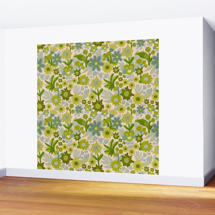 Flower power Wall Mural Gallery Image 2