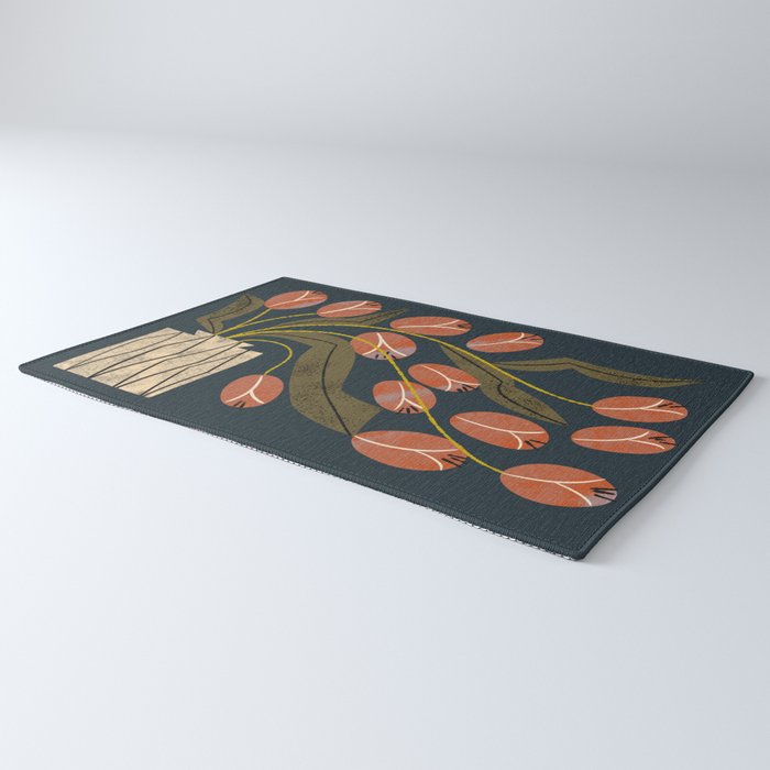 Spilling Red Tulips Rug Gallery Image 3