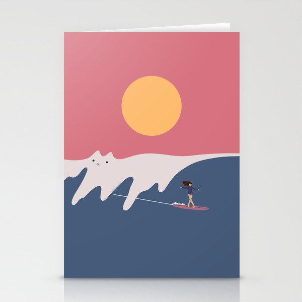 Cat Landscape 91 Stationery Card Gallery Image 2