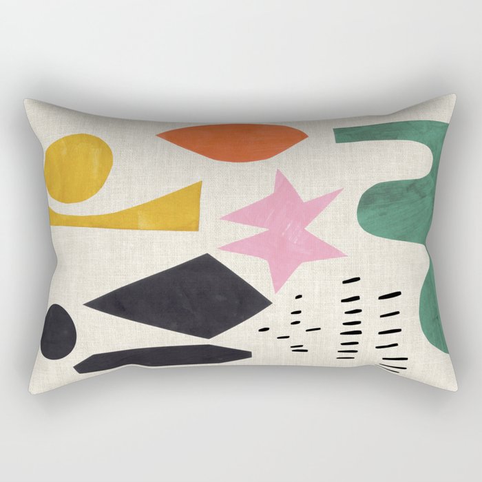 Green River Stars Rectangular Pillow Gallery Image 1