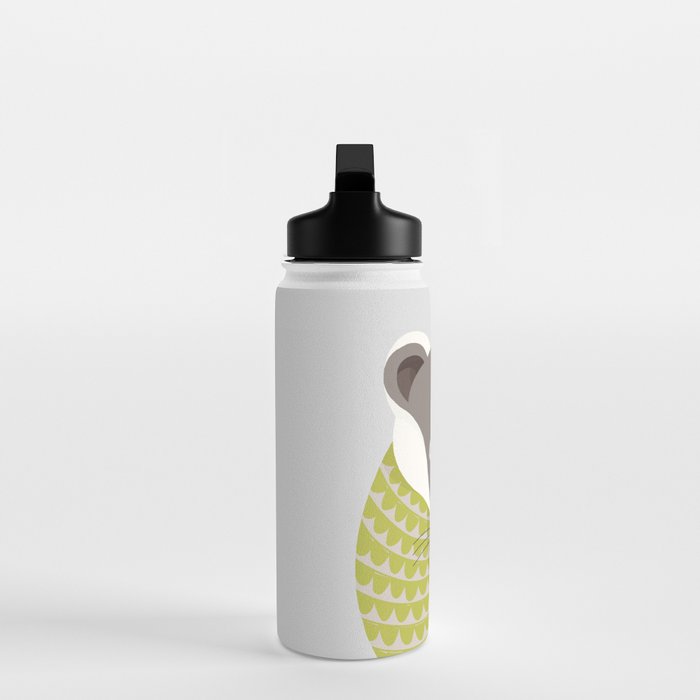 Whimsical Badger Water Bottle Gallery Image 3