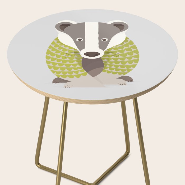 Whimsical Badger Side Table Gallery Image 2