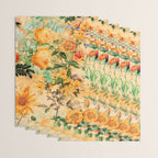 Vintage & Shabby Chic -  Sunny Gold Botanical Flowers Summer Day Wrapping Paper Gallery Image 3