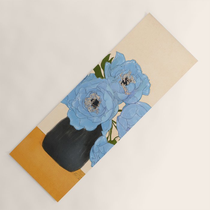 Bouquet Gift Blue Yoga Mat Gallery Image 1
