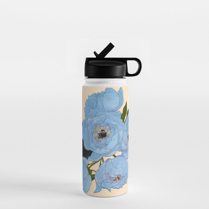 Bouquet Gift Blue Water Bottle Gallery Image 1