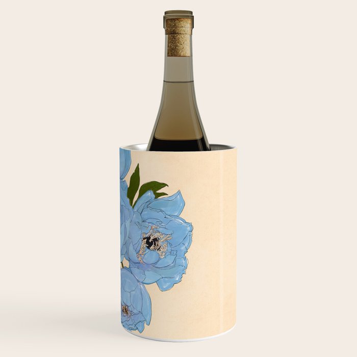 Bouquet Gift Blue Wine Chiller Gallery Image 3