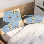 Bouquet Gift Blue Pillow Sham Gallery Image 2
